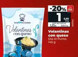 Dia Dia al punto - volantinas con queso oferta