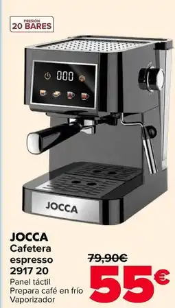 Carrefour Jocca - cafetera espresso 2917 20 oferta
