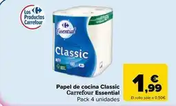 Carrefour Express Carrefour - papel de cocina classic essential oferta