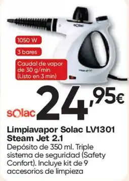 Hiper FROIZ solac limpiavapor solac lv1301 steam jet 2.1 oferta