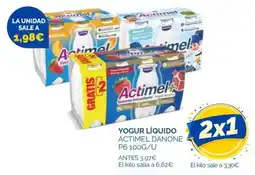 Cash Ecofamilia Actimel+ yogur líquido oferta