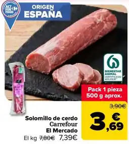 Carrefour Market Carrefour solomillo de cerdo oferta