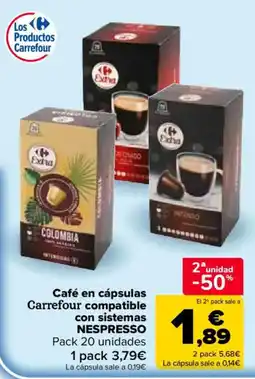 Carrefour Market Carrefour Extra Café en cápsulas oferta