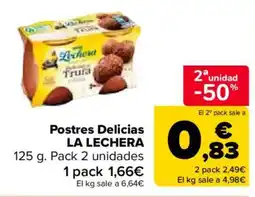 Carrefour Market Postres Delicias La Lechera oferta