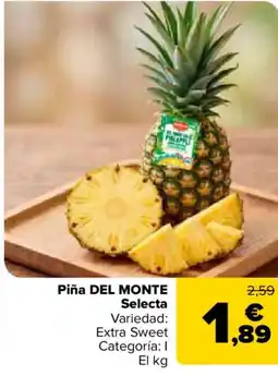 Carrefour Market Piña DEL MONTE Selecta oferta