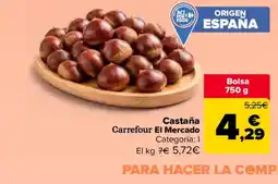 Carrefour Market Castaña Carrefour El Mercado oferta