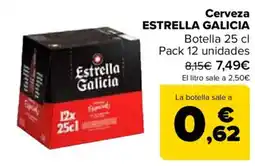 Carrefour Market Estrella Galicia oferta
