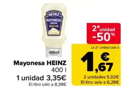 Carrefour Market Mayonesa HEINZ oferta