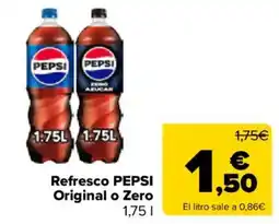 Carrefour Market Refresco pepsi original o zero oferta