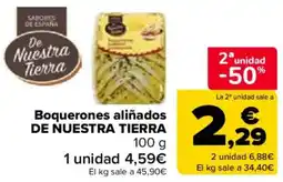 Carrefour Market De Nuestra Tierra boquerones aliñados oferta