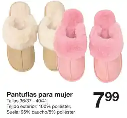 Zeeman Pantuflas para mujer oferta