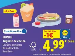 Lidl Lupilu juguete de cocina oferta