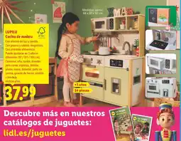 Lidl Lupilu cocina de madera oferta
