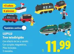 Lidl Lupilu tren teledirigido oferta