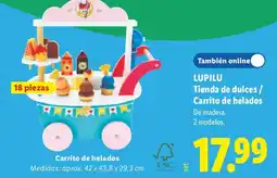 Lidl Lupilu tienda de dulces / carrito de helados oferta