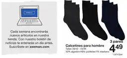 Zeeman Calzetines para hombre oferta