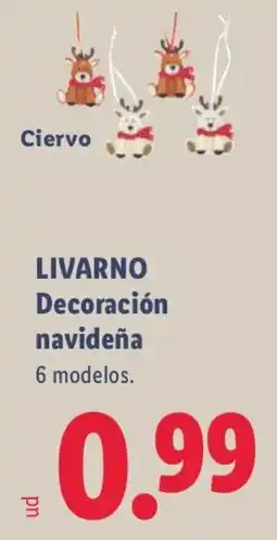 Lidl Livarno decoración navideña oferta