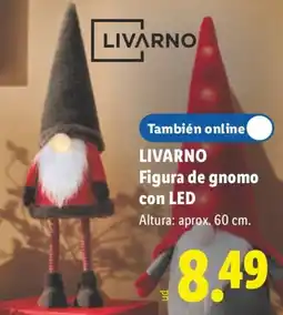 Lidl Livarno figura de gnomos con led oferta