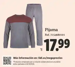 Lidl Pijama oferta