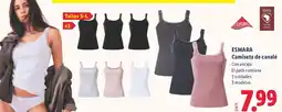 Lidl Esmara camiseta de canalé oferta