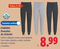 Lidl Esmara pantalón de chándal oferta