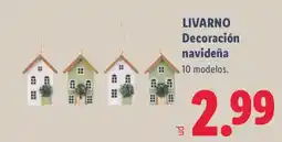Lidl Livarno decoración navideña oferta