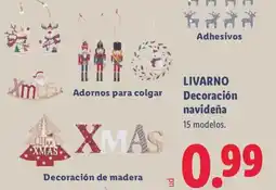Lidl Livarono decoración navideña oferta