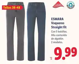 Lidl Esmara vaqueros straight fit oferta