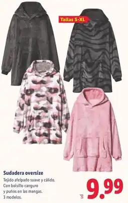 Lidl Sudadera oversize oferta