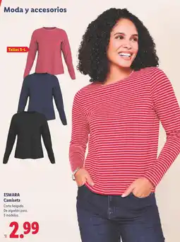 Lidl Esmara camiseta oferta