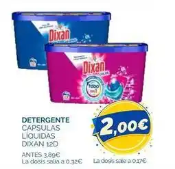 Cash Ecofamilia Dixan - detergente capsulas liquidas oferta
