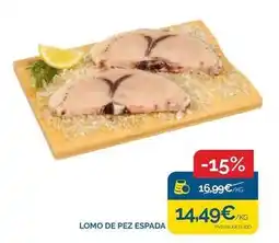 Cash Ecofamilia Lomo de pez espada oferta