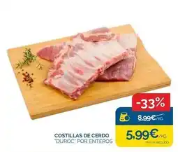 Cash Ecofamilia Duroc - costillas de cerdo oferta