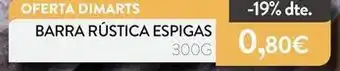 Barra rustica espigas