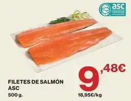 El Corte Inglés Filetes de salmon oferta