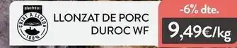 Duroc - llonzat de porc duroc wf