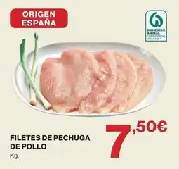 El Corte Inglés Origen - filetes de pechuga de pollo oferta