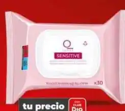 Dia Dia imaqe - toallitas desmaquillantes par pieles sensibles con extracto de rosa oferta