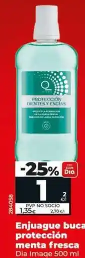 Dia Dia imaqe - enjuague bucal proteccion menta fresca oferta