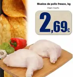 Super Alcoop Origen - muslos de pollo fresco oferta