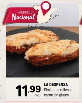 Coviran La Despensa Pimientos rellenos carne sin gluten oferta