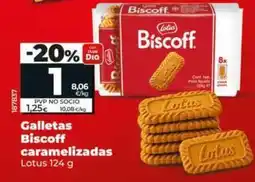Dia Lotus - galletas biscoff caramelizadas oferta