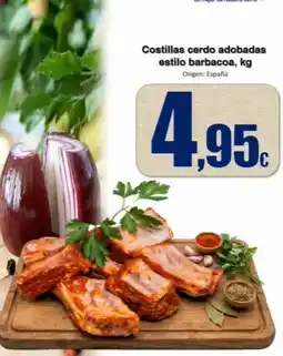 Super Alcoop Origen - costillas cerdo adobadas estilo barbacoa oferta