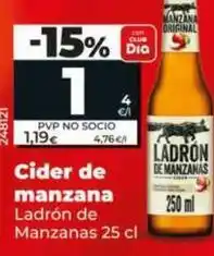 Dia Ladrón de manzanas - cider de manzana oferta