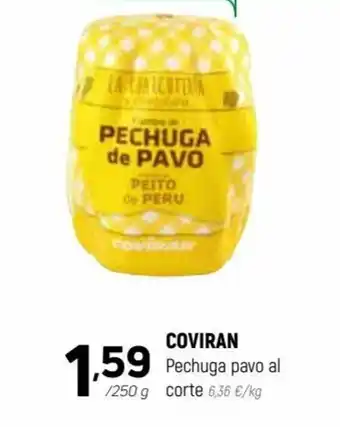 Coviran Coviran Pechuga pavo al corte 250g oferta