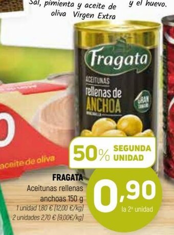Coviran Fragata Aceitunas rellenas anchoas 150 g oferta