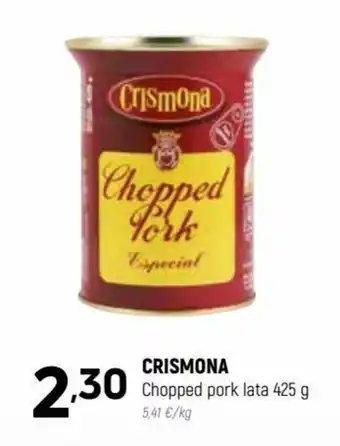 Coviran Crismona Chopped pork lata 425 g oferta