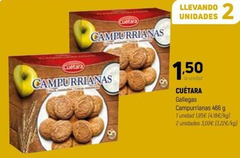 Coviran Cuétara Gallegas Campurrianas 466 g oferta