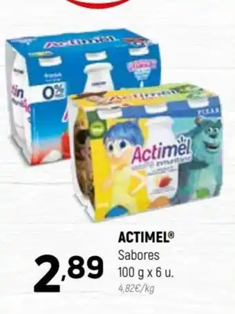 Coviran Actimel Sabores 100 g x 6 u oferta