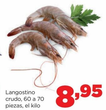 Alimerka Langostino Crudo, 60 a 70 piezas, El Kilo oferta